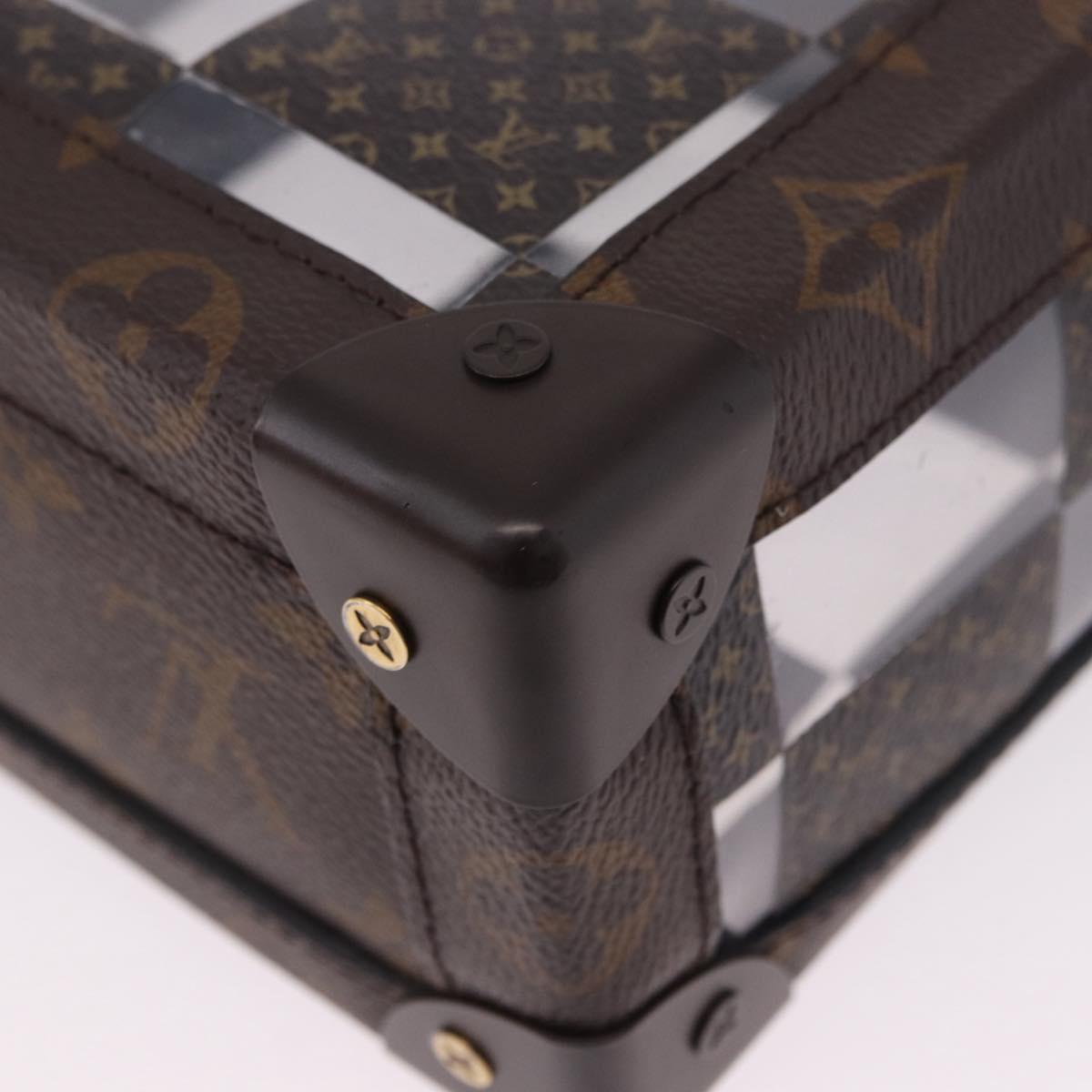 LOUIS VUITTON Monogram Chess Slim Soft Trunk Bag M20871 LV Auth 195571SAM