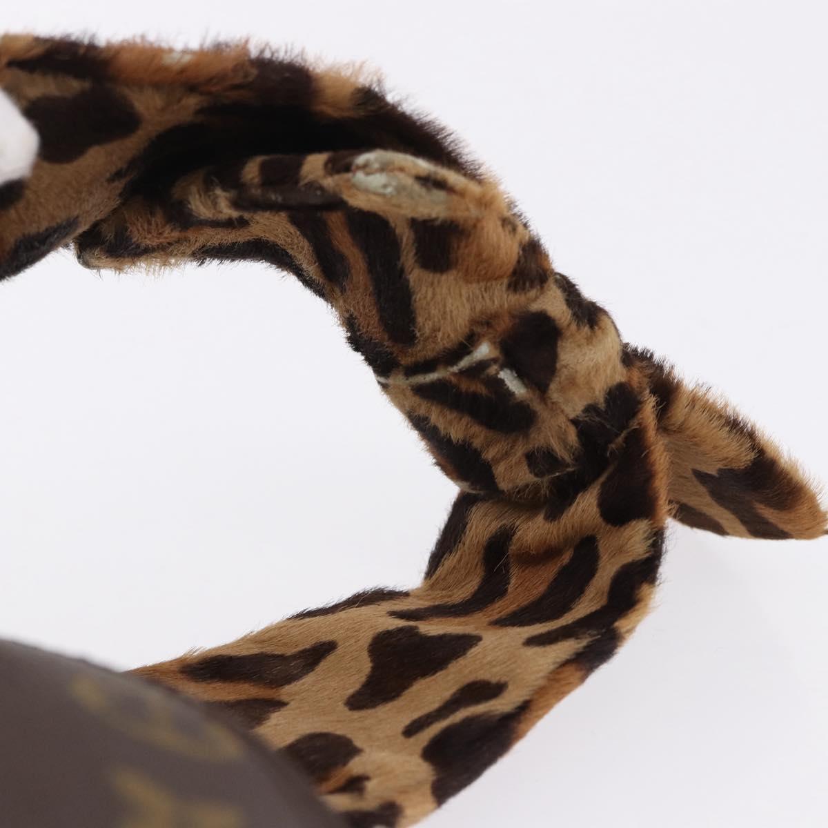 LOUIS VUITTON Monogram Leopard Azzedine Alaia Alma Hand Bag M99032 Auth 195572V