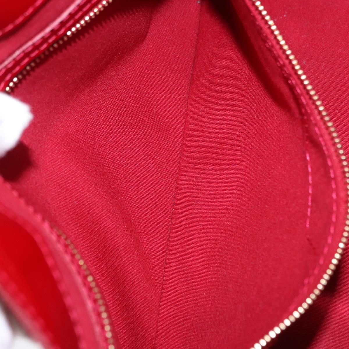 LOUIS VUITTON Monogram Vernis Wilshire PM Bag Pomme D'amour M93642 Auth 195573
