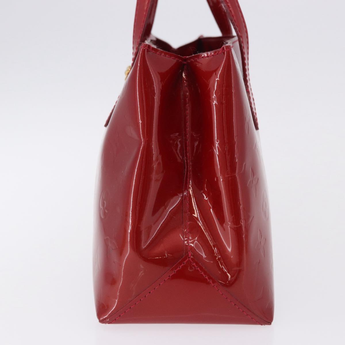 LOUIS VUITTON Monogram Vernis Wilshire PM Bag Pomme D'amour M93642 Auth 195573