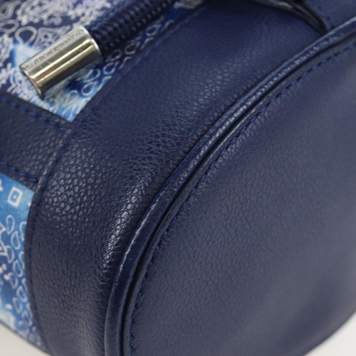 LOUIS VUITTON Monogram Bandana Randonnee PM Bag Blue M20562 LV Auth 195579M