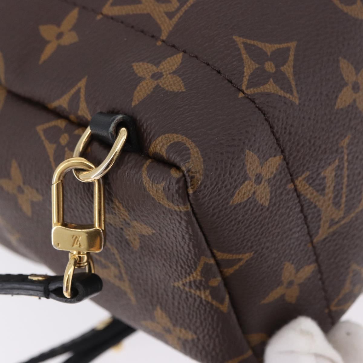 LOUIS VUITTON Monogram Palm Springs MINI Backpack M44873 LV Auth 195585V