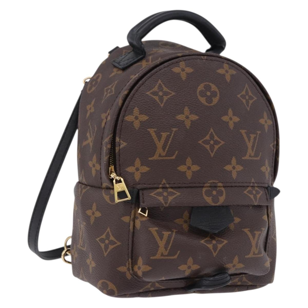 LOUIS VUITTON Monogram Palm Springs MINI Backpack M44873 LV Auth 195585V