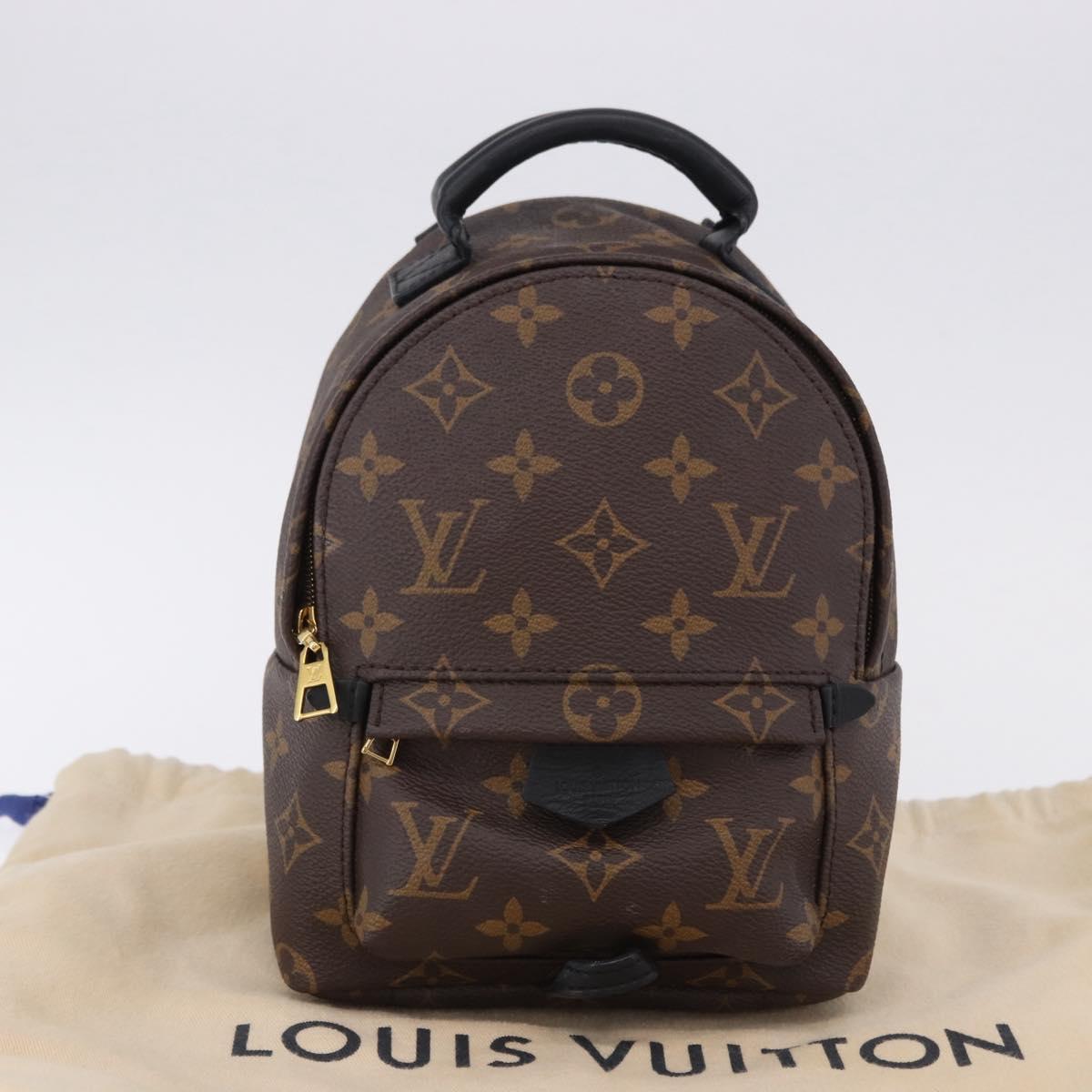 LOUIS VUITTON Monogram Palm Springs MINI Backpack M44873 LV Auth 195585V