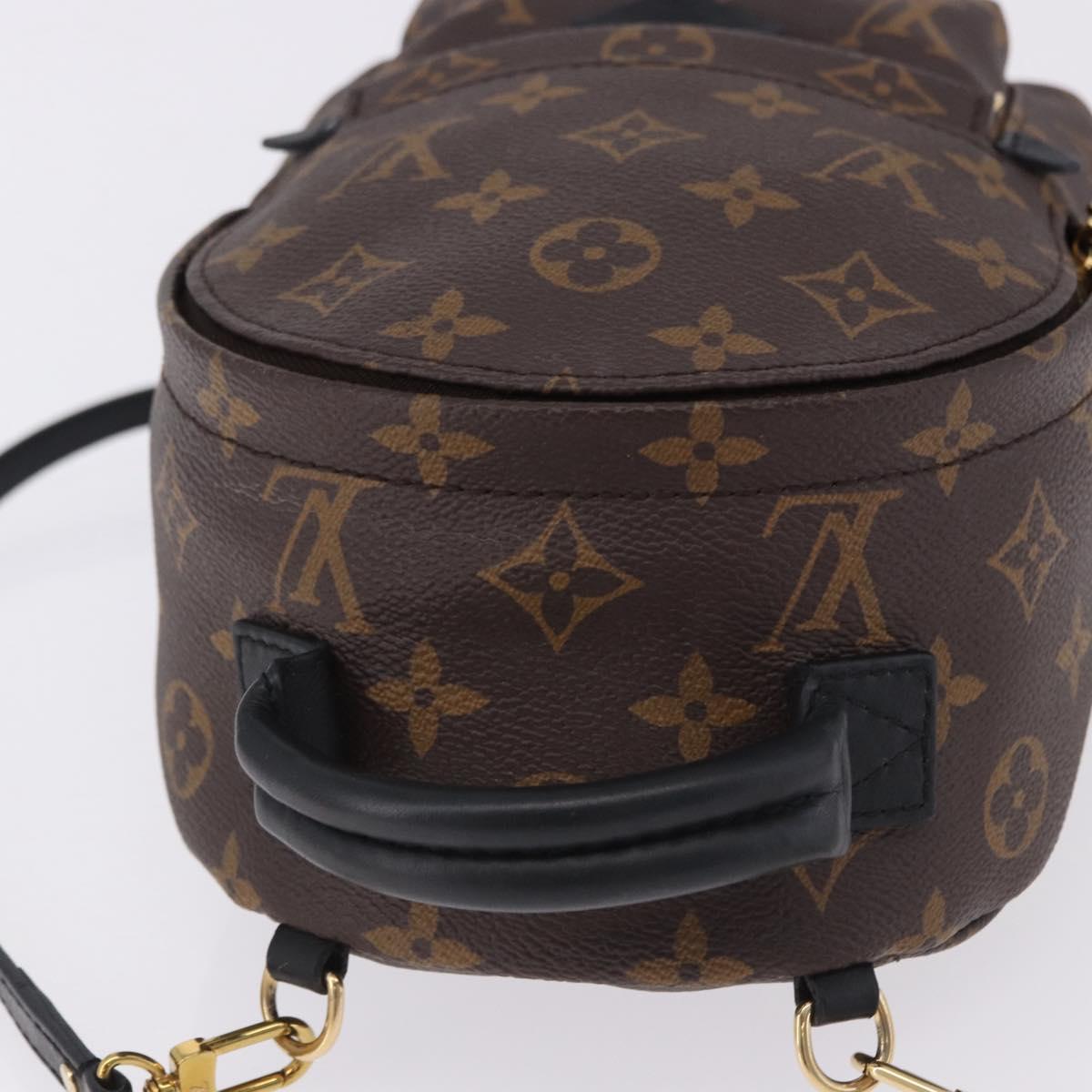 LOUIS VUITTON Monogram Palm Springs MINI Backpack M44873 LV Auth 195585V