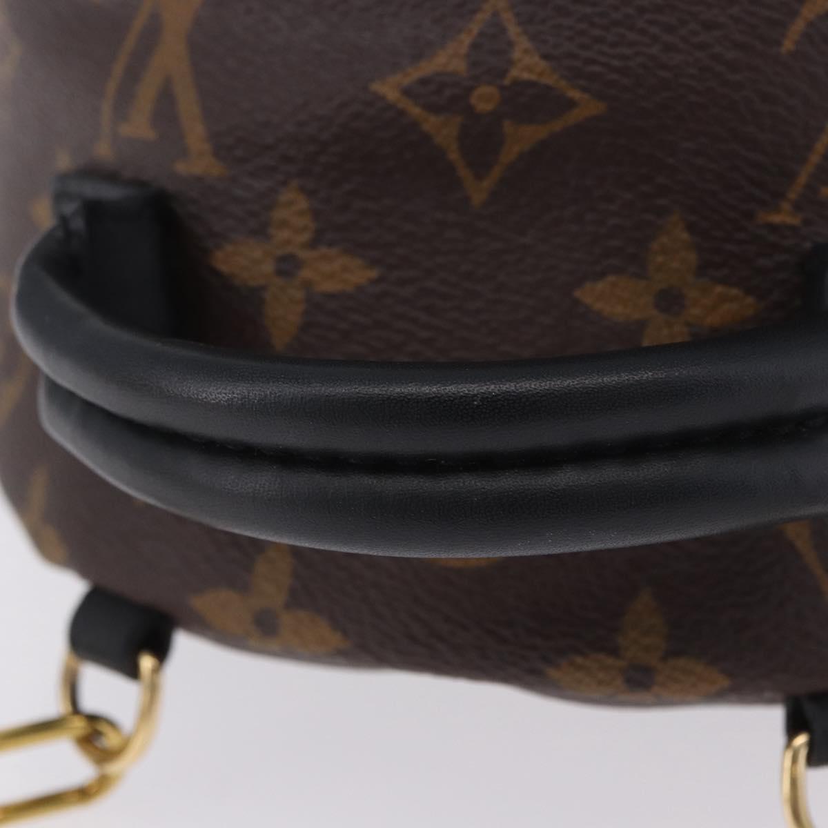 LOUIS VUITTON Monogram Palm Springs MINI Backpack M44873 LV Auth 195585V