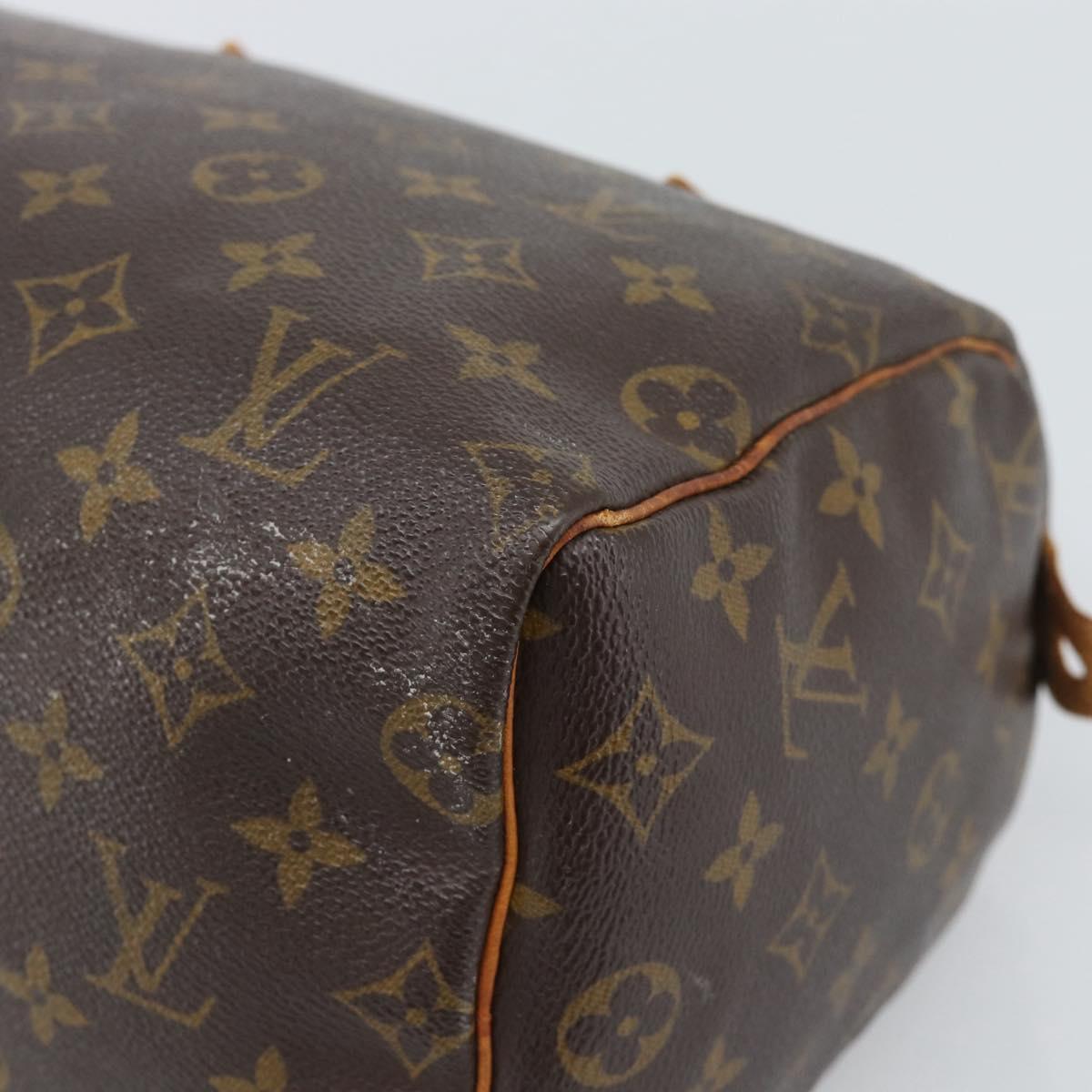 LOUIS VUITTON Monogram Speedy 25 Hand Bag M41528 LV Auth 195587