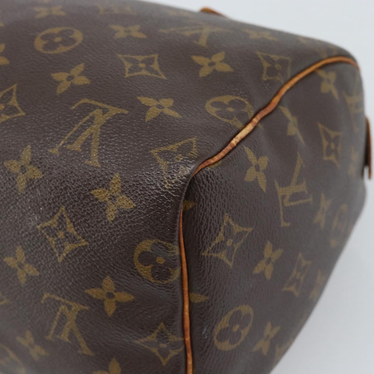 LOUIS VUITTON Monogram Speedy 25 Hand Bag M41528 LV Auth 195587