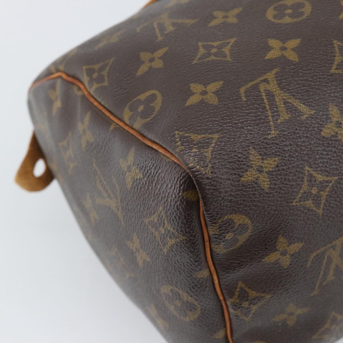 LOUIS VUITTON Monogram Speedy 25 Hand Bag M41528 LV Auth 195587