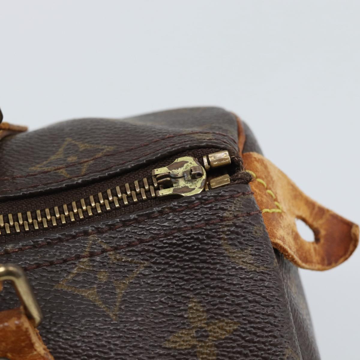 LOUIS VUITTON Monogram Speedy 25 Hand Bag M41528 LV Auth 195587