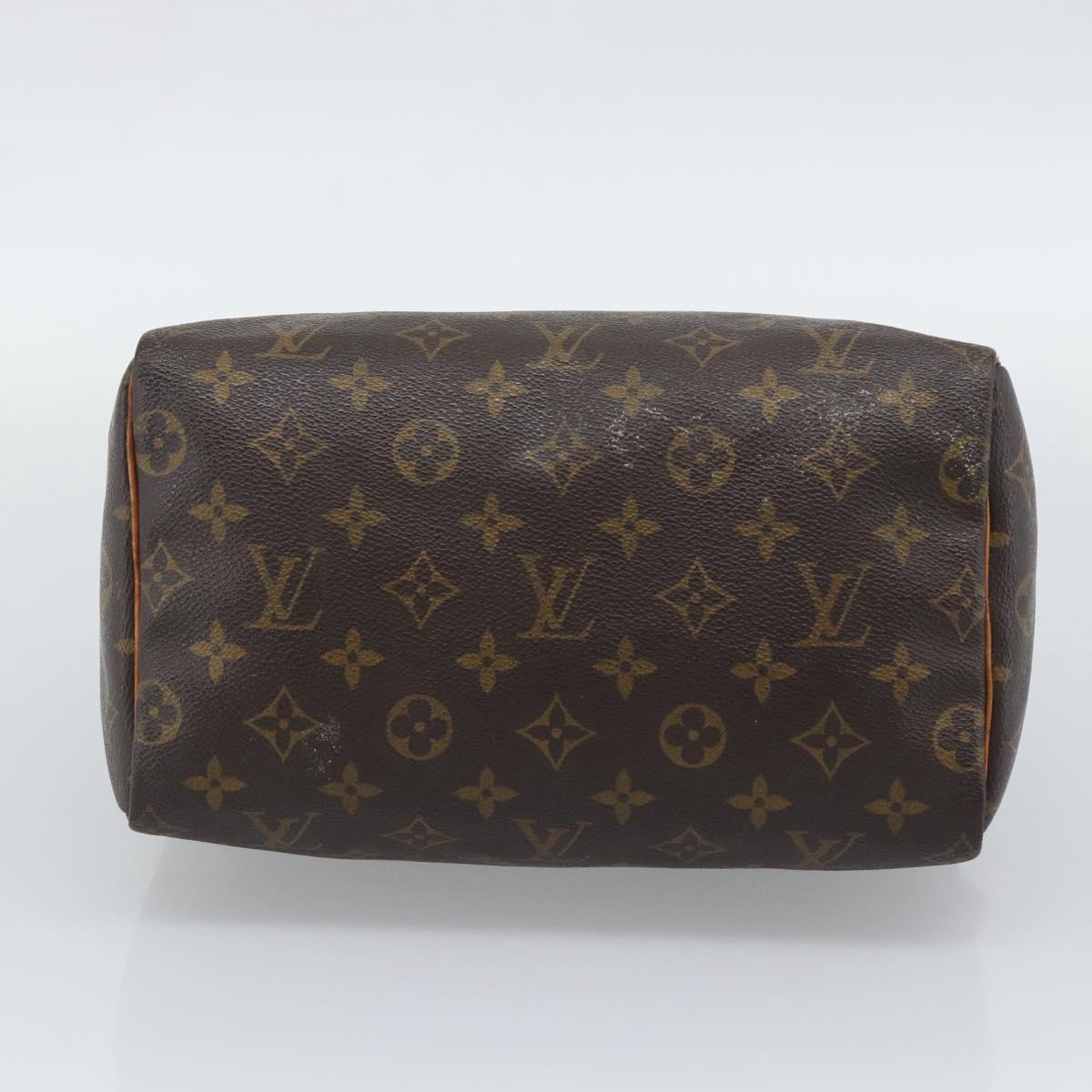 LOUIS VUITTON Monogram Speedy 25 Hand Bag M41528 LV Auth 195587