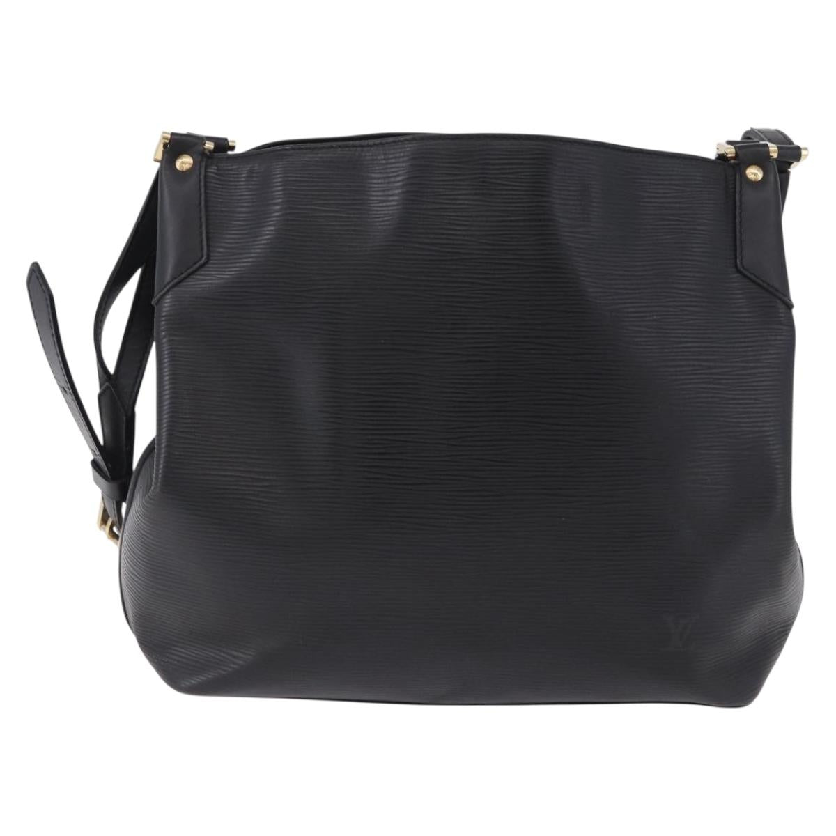 LOUIS VUITTON Epi Mandala MM Shoulder Bag Black M58892 LV Auth 195591