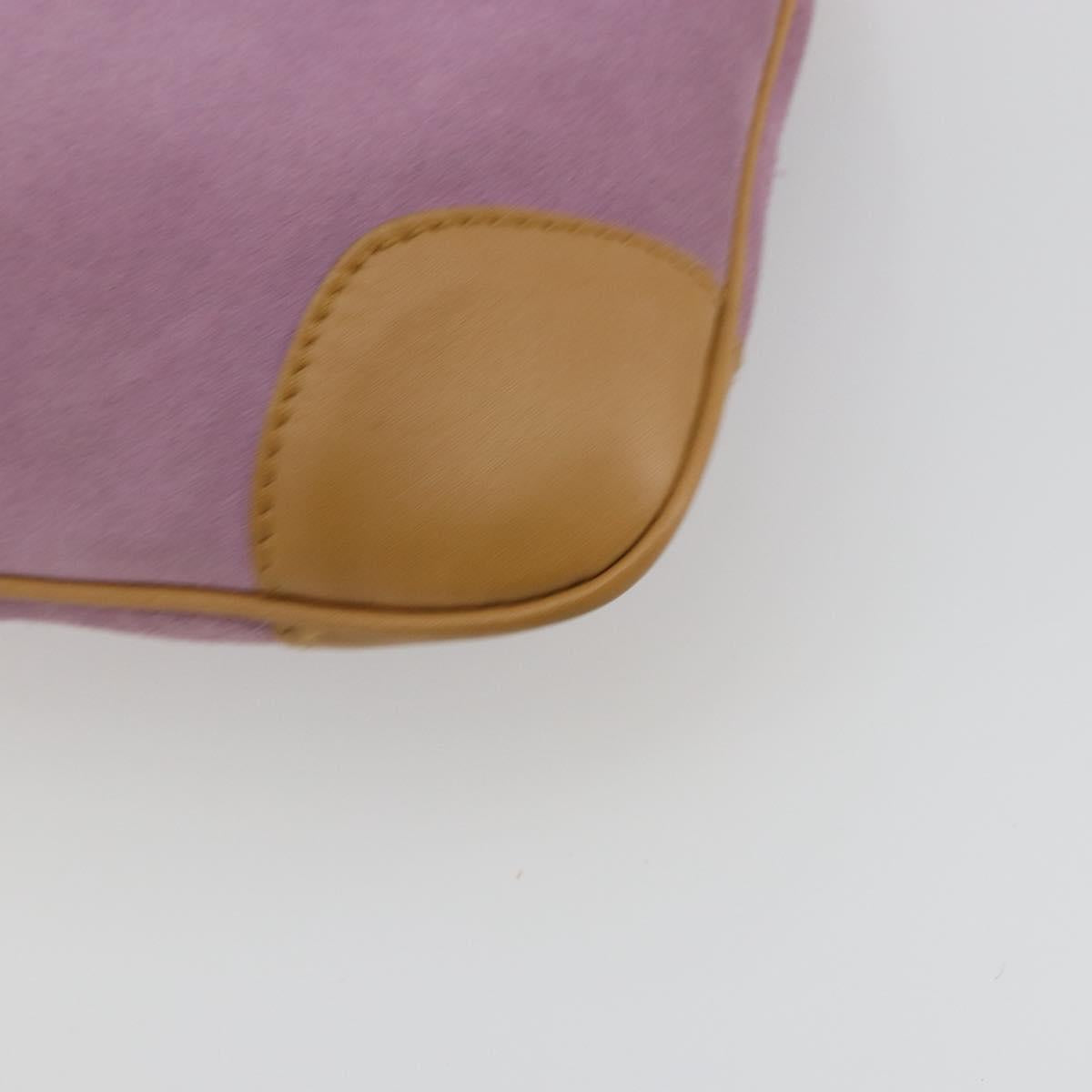 GUCCI Chain Shoulder Bag Suede Purple Gold 001 4113 Auth 195593A