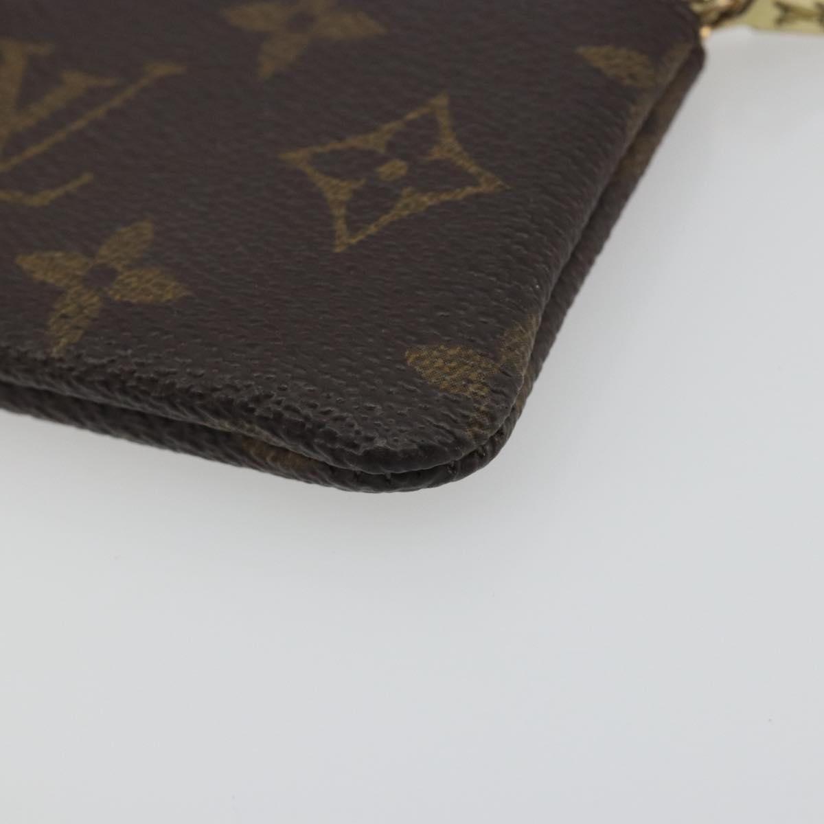 LOUIS VUITTON Monogram Pochette Cles Coin Purse M62650 LV Auth 195605A