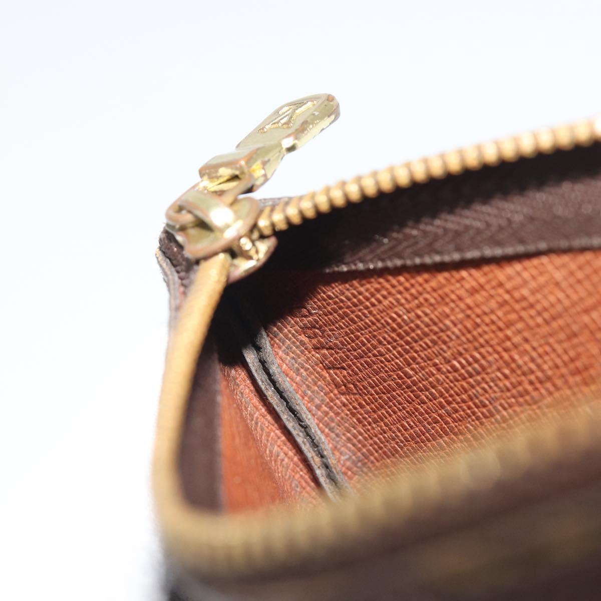 LOUIS VUITTON Monogram Pochette Cles Coin Purse M62650 LV Auth 195605A