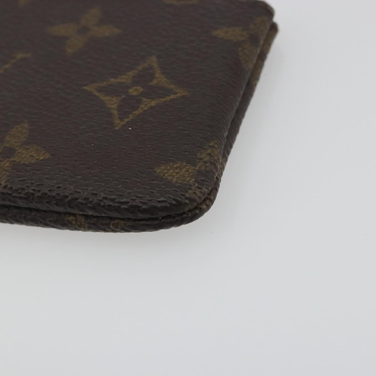 LOUIS VUITTON Monogram Pochette Cles Coin Purse M62650 LV Auth 195605A