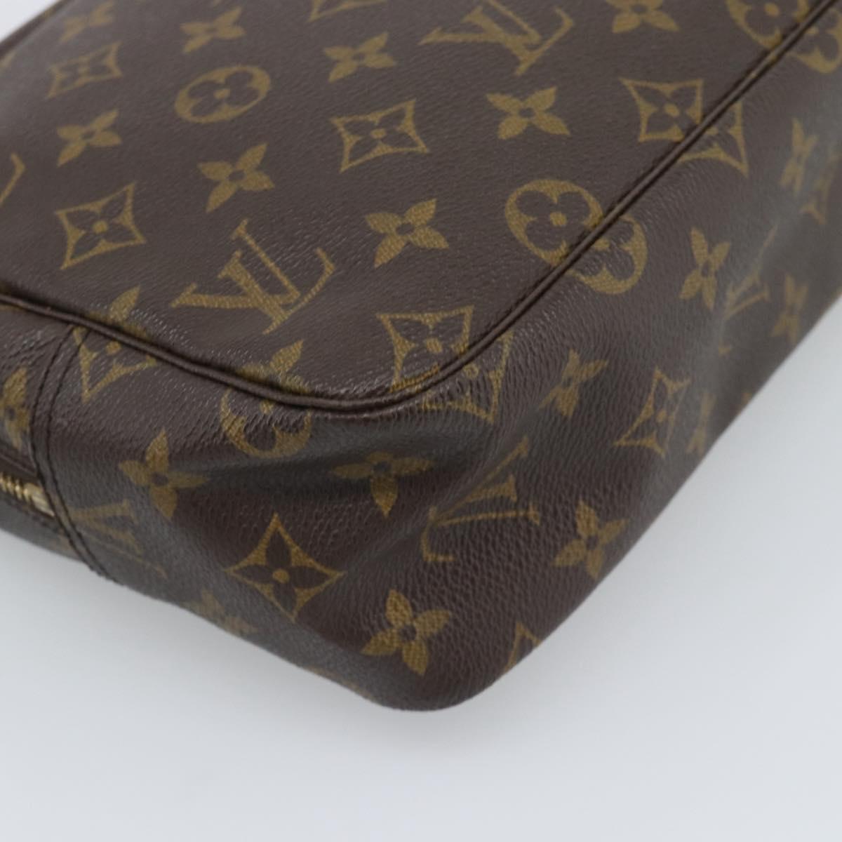 LOUIS VUITTON Monogram Trousse Toilette 28 Clutch Bag M47522 LV Auth 195613A