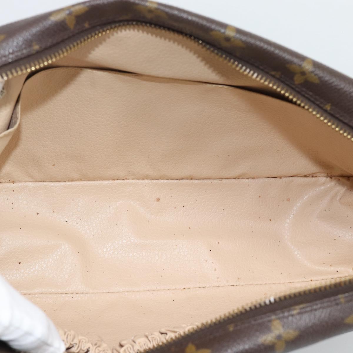 LOUIS VUITTON Monogram Trousse Toilette 28 Clutch Bag M47522 LV Auth 195613A