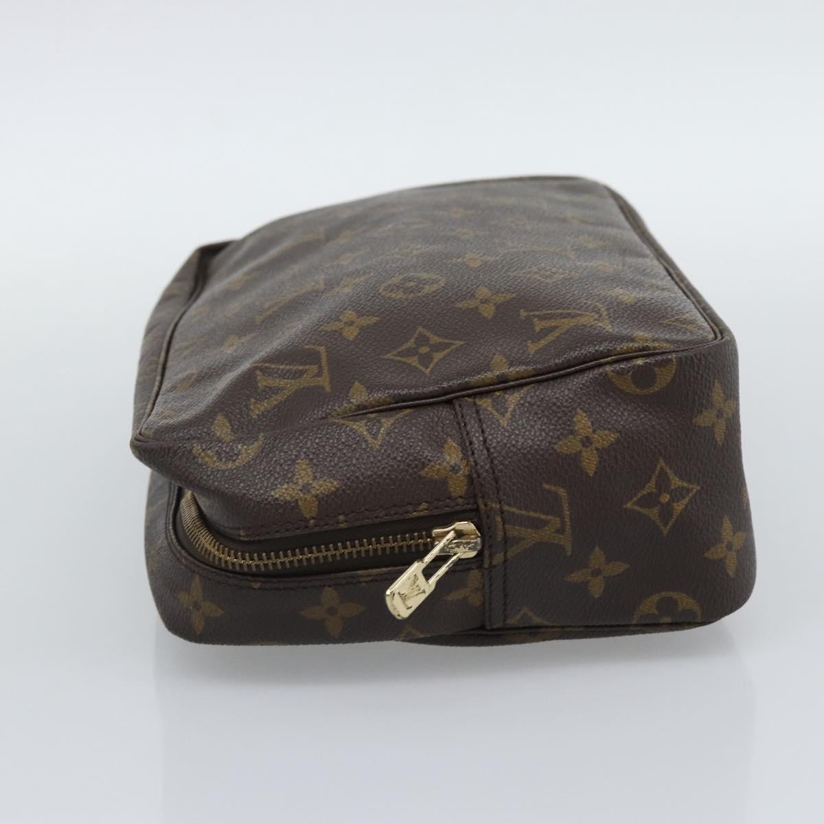 LOUIS VUITTON Monogram Trousse Toilette 28 Clutch Bag M47522 LV Auth 195613A