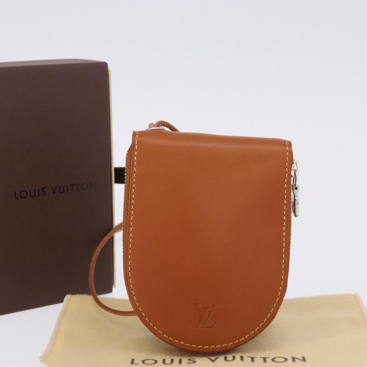 LOUIS VUITTON Nomad Neck Wallet Brown LV Auth 195616V