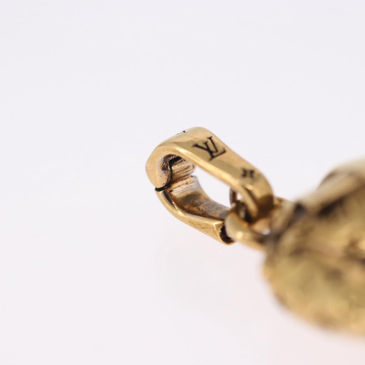 LOUIS VUITTON Charm LV Jacket Charm metal Gold Tone M03076 LV Auth 195618M