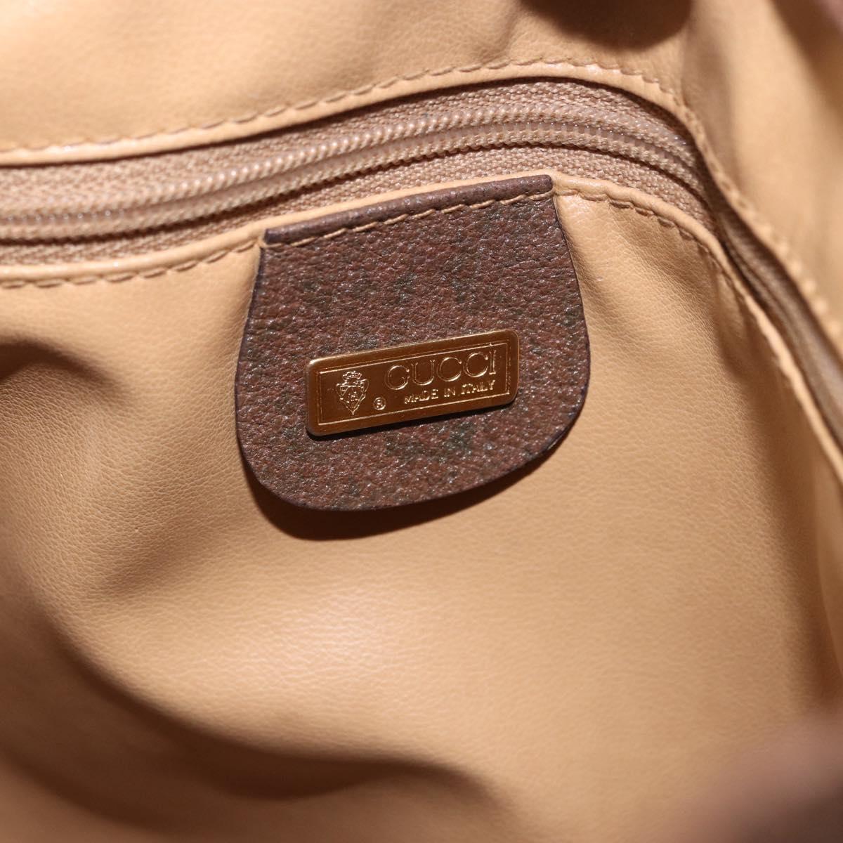 GUCCI GG Supreme Shoulder Bag PVC Beige Gold 001 115 6179 Auth 195630
