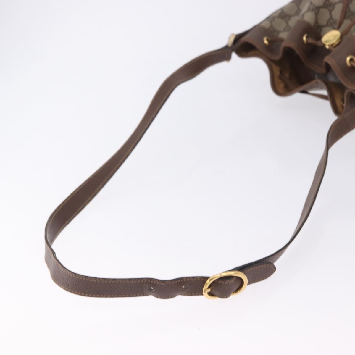 GUCCI GG Supreme Shoulder Bag PVC Beige Gold 001 115 6179 Auth 195630