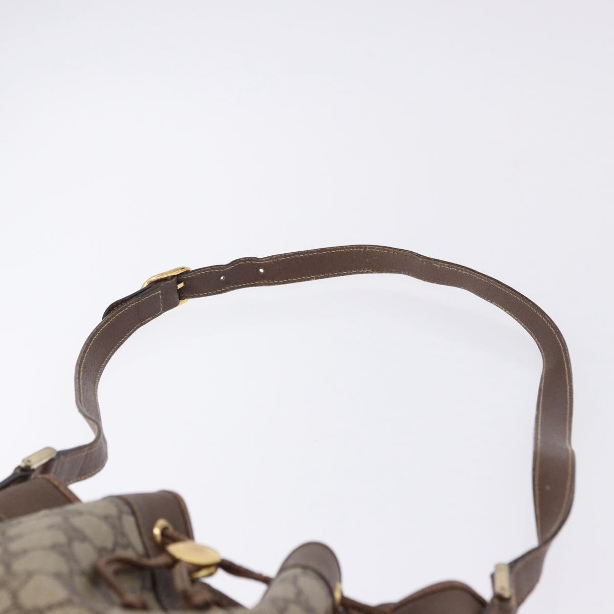 GUCCI GG Supreme Shoulder Bag PVC Beige Gold 001 115 6179 Auth 195630