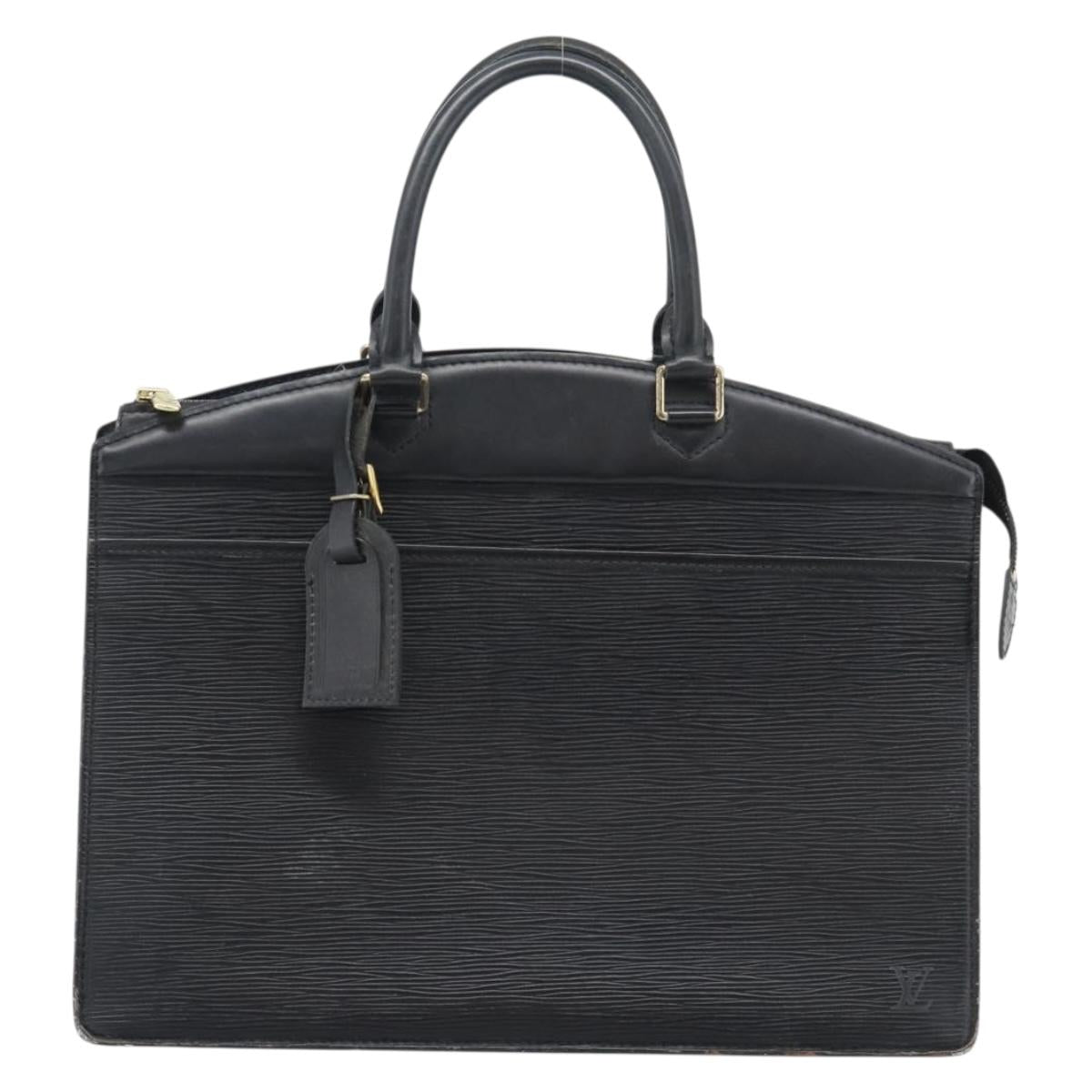 LOUIS VUITTON Epi Riviera Hand Bag Black M48182 LV Auth 195633