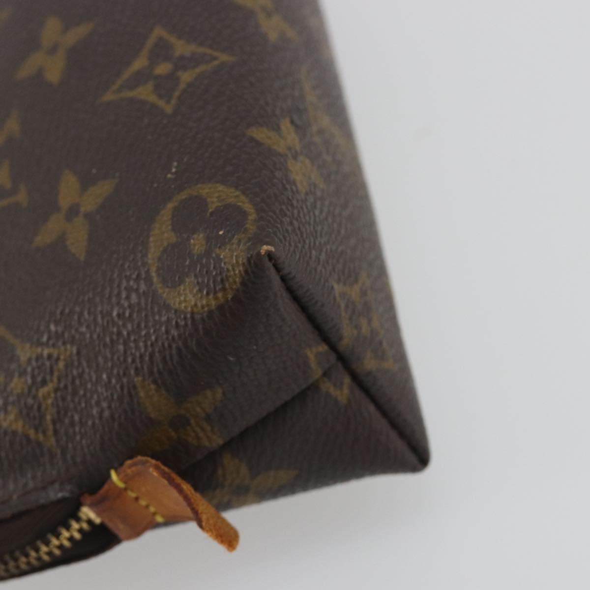 LOUIS VUITTON Monogram Pochette Cosmetic PM Pouch M43998 LV Auth 195636