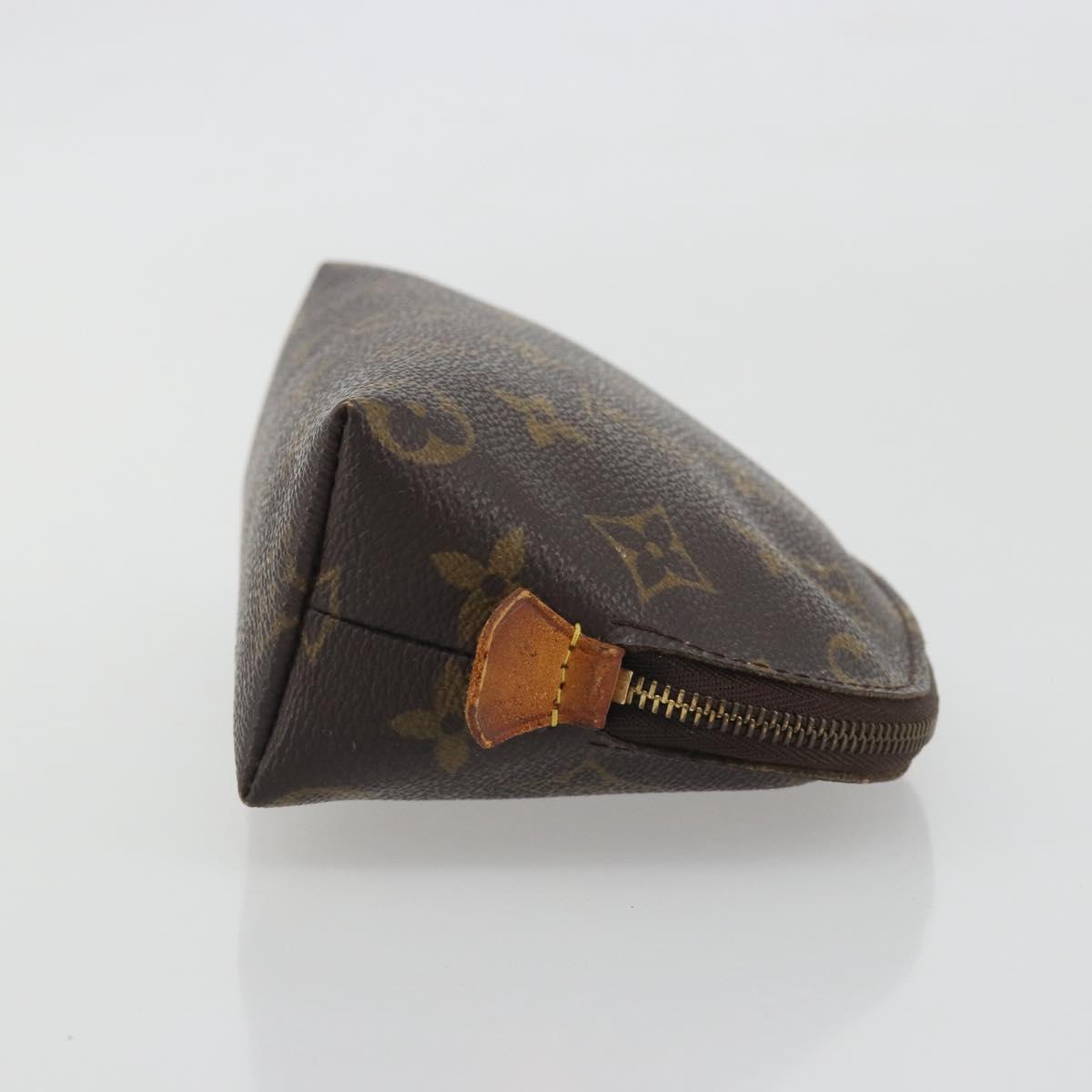 LOUIS VUITTON Monogram Pochette Cosmetic PM Pouch M43998 LV Auth 195636