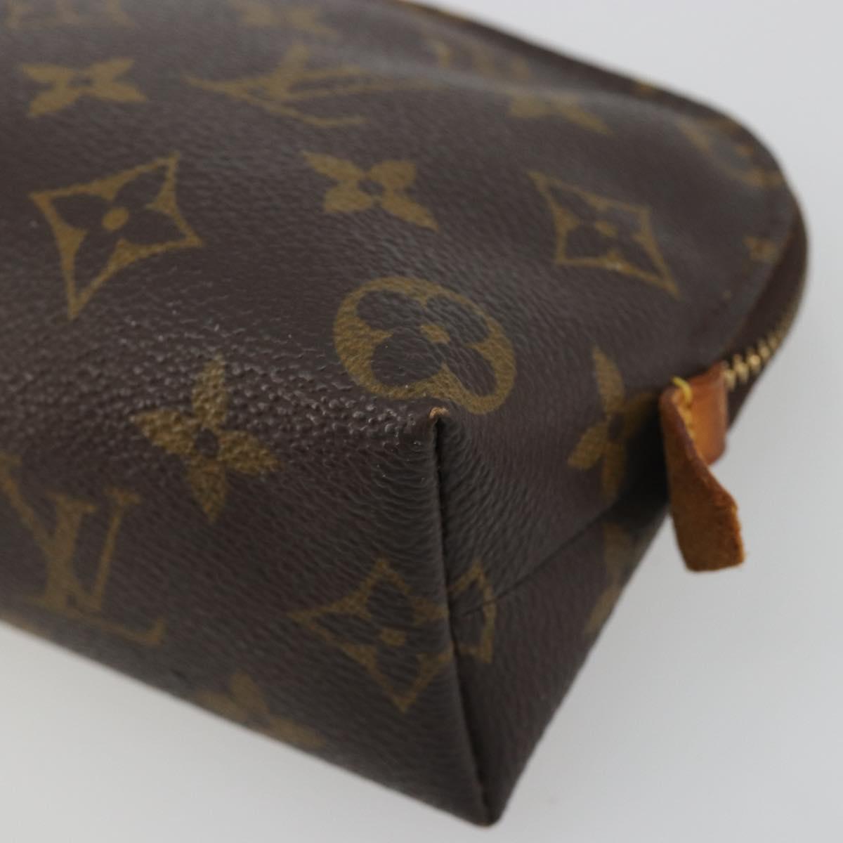 LOUIS VUITTON Monogram Pochette Cosmetic PM Pouch M43998 LV Auth 195636
