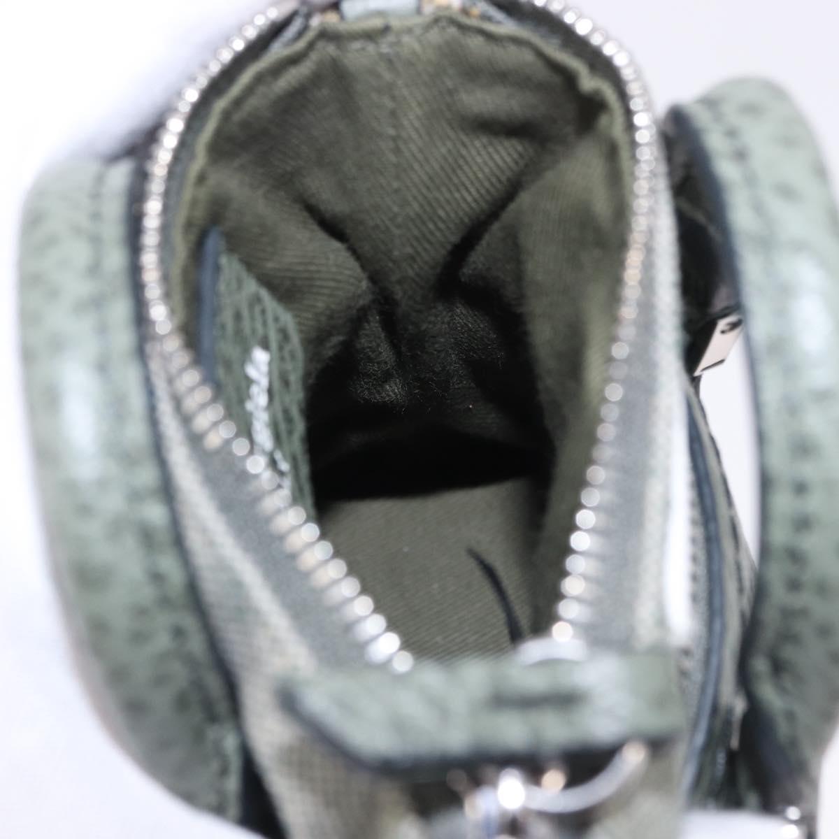 Maison Margiela 5AC 2way Mini Bag Hand Leather Gray Silver Auth 195644M