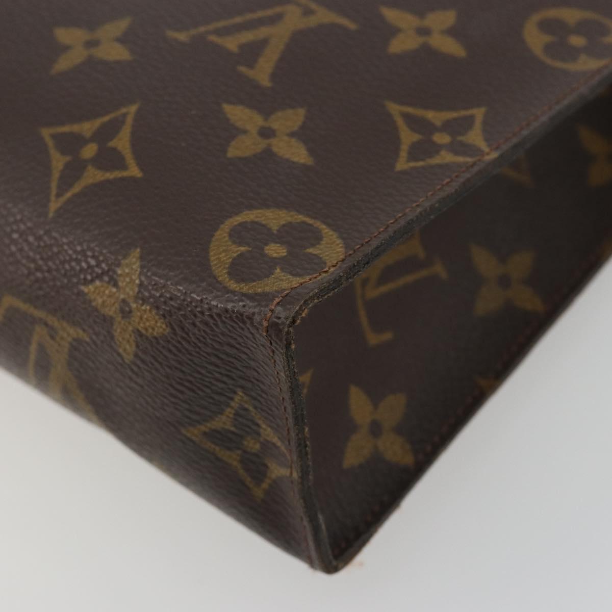 LOUIS VUITTON Monogram Poche Toilette 26 Pouch M47542 LV Auth 195661