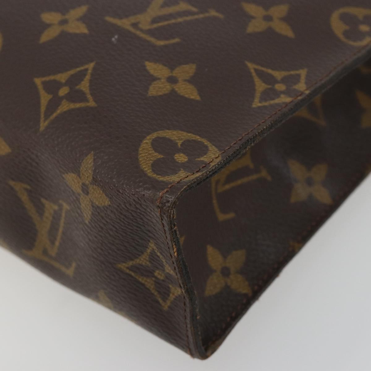 LOUIS VUITTON Monogram Poche Toilette 26 Pouch M47542 LV Auth 195661