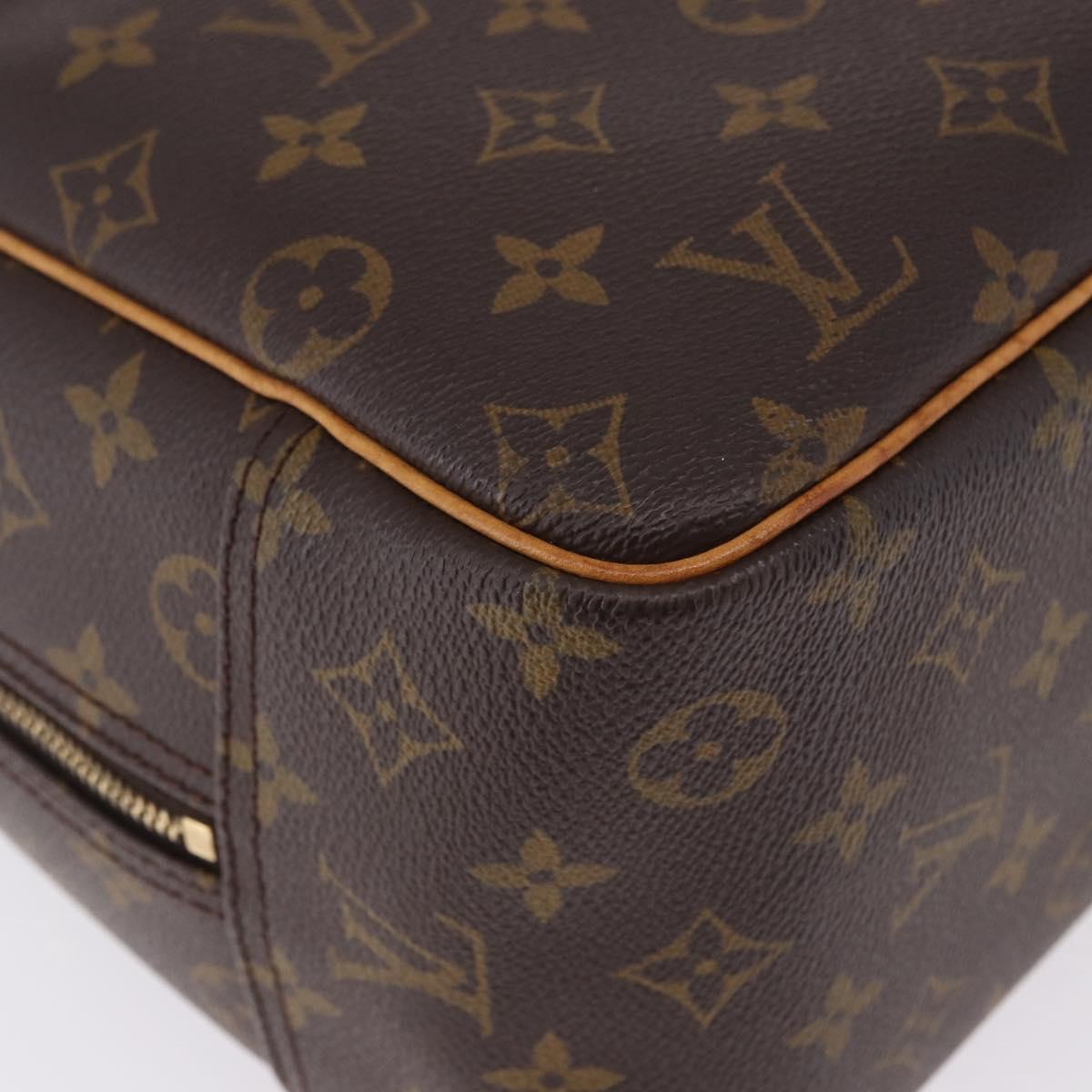 LOUIS VUITTON Monogram Deauville Hand Bag M47270 LV Auth 195665
