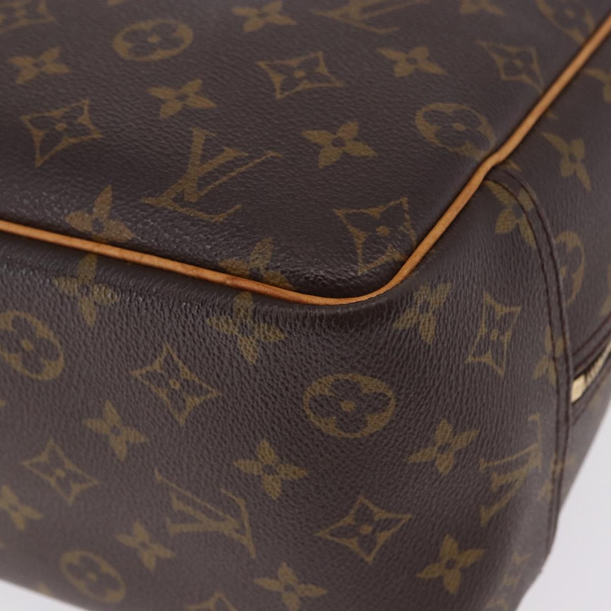 LOUIS VUITTON Monogram Deauville Hand Bag M47270 LV Auth 195665