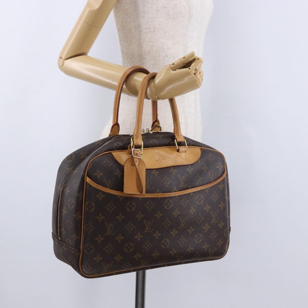 LOUIS VUITTON Monogram Deauville Hand Bag M47270 LV Auth 195665