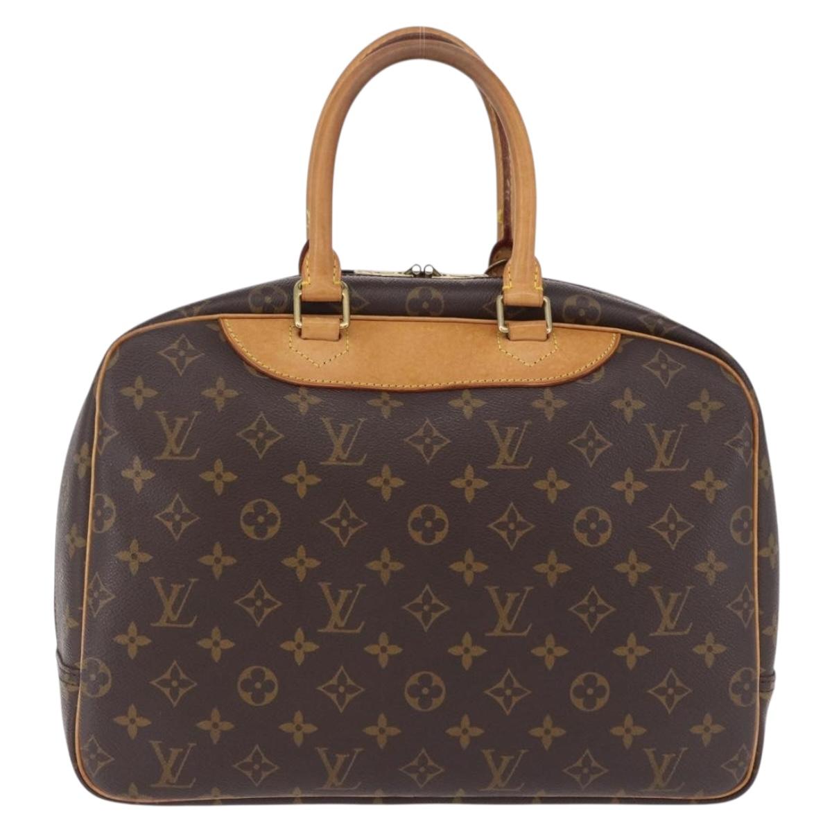 LOUIS VUITTON Monogram Deauville Hand Bag M47270 LV Auth 195665