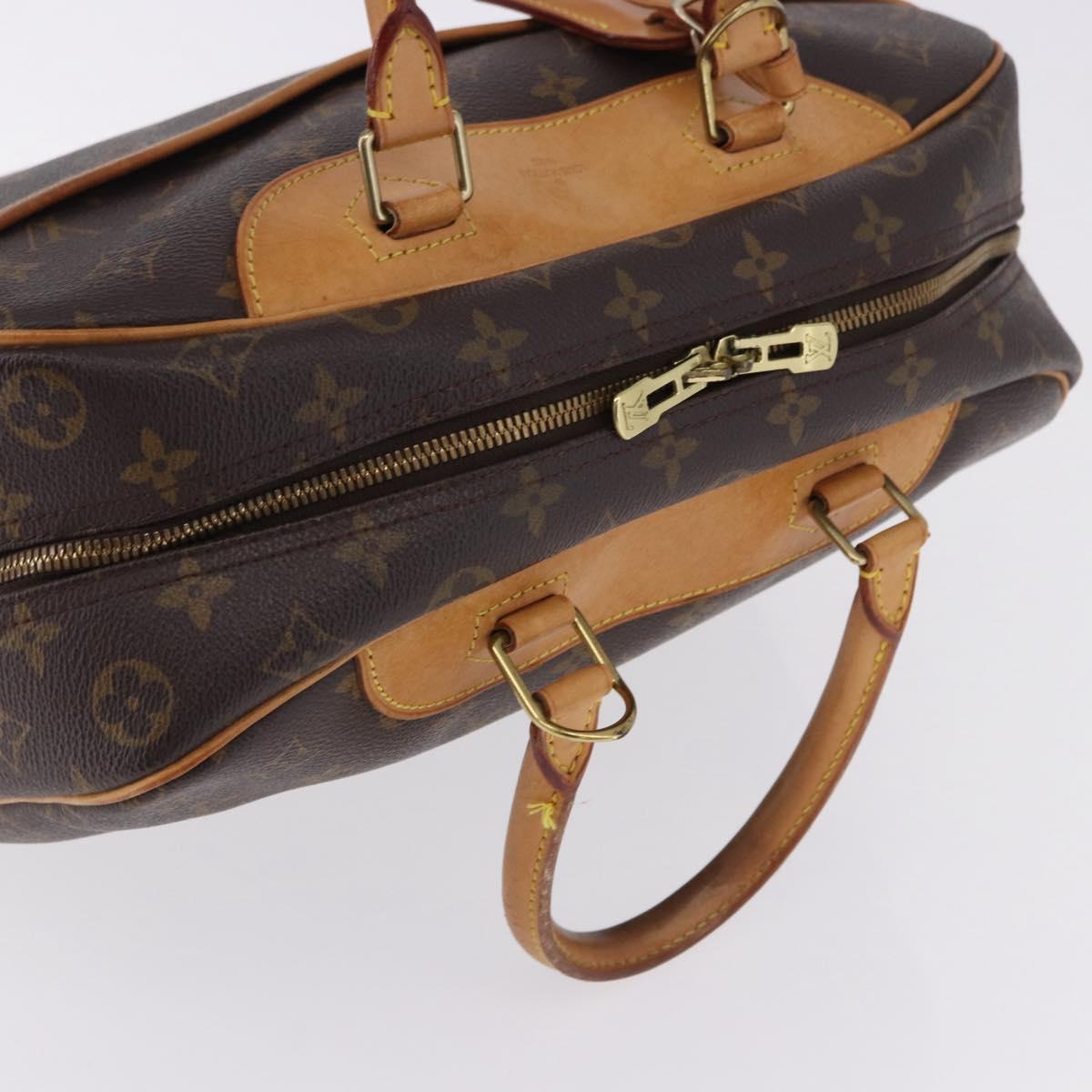 LOUIS VUITTON Monogram Deauville Hand Bag M47270 LV Auth 195665
