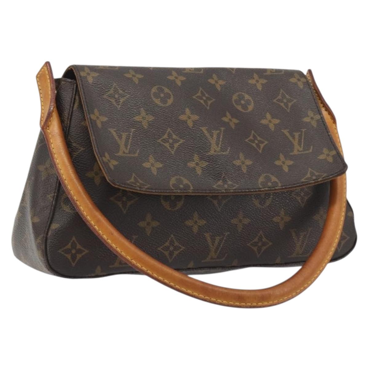 LOUIS VUITTON Monogram Mini Looping Shoulder Bag M51147 LV Auth 195673