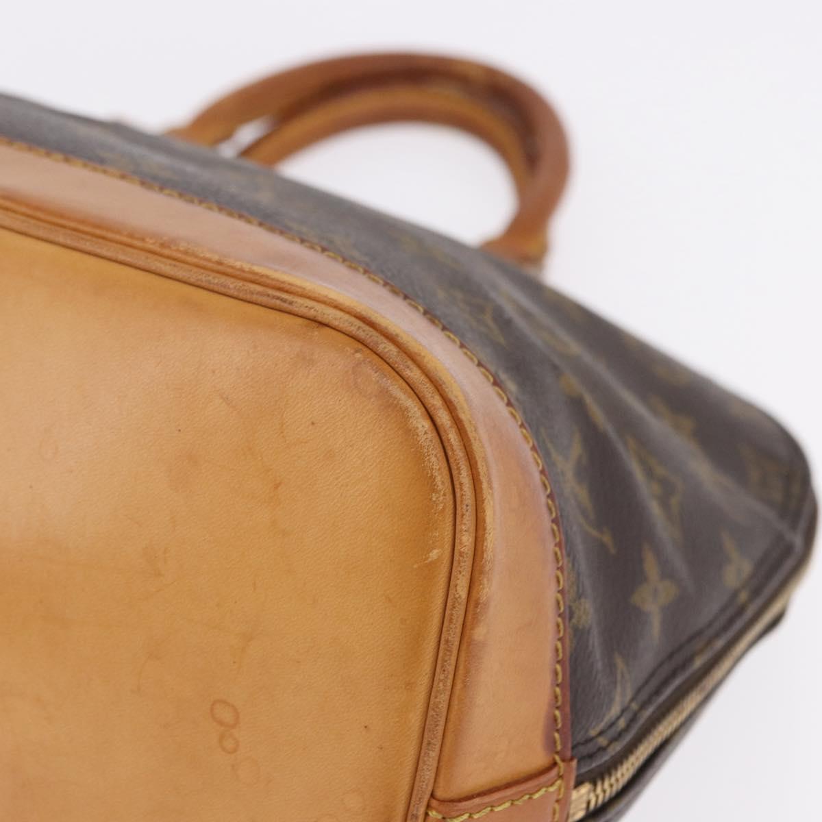 LOUIS VUITTON Monogram Alma PM Hand Bag M53151 LV Auth 195674