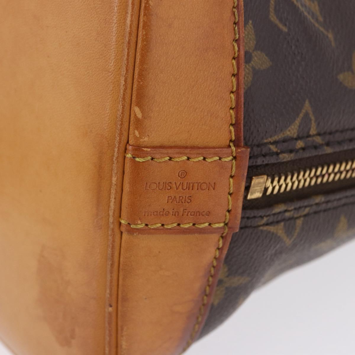 LOUIS VUITTON Monogram Alma PM Hand Bag M53151 LV Auth 195674