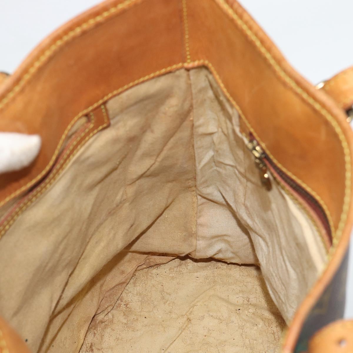 LOUIS VUITTON Monogram Bucket GM Shoulder Bag M42236 LV Auth 195679
