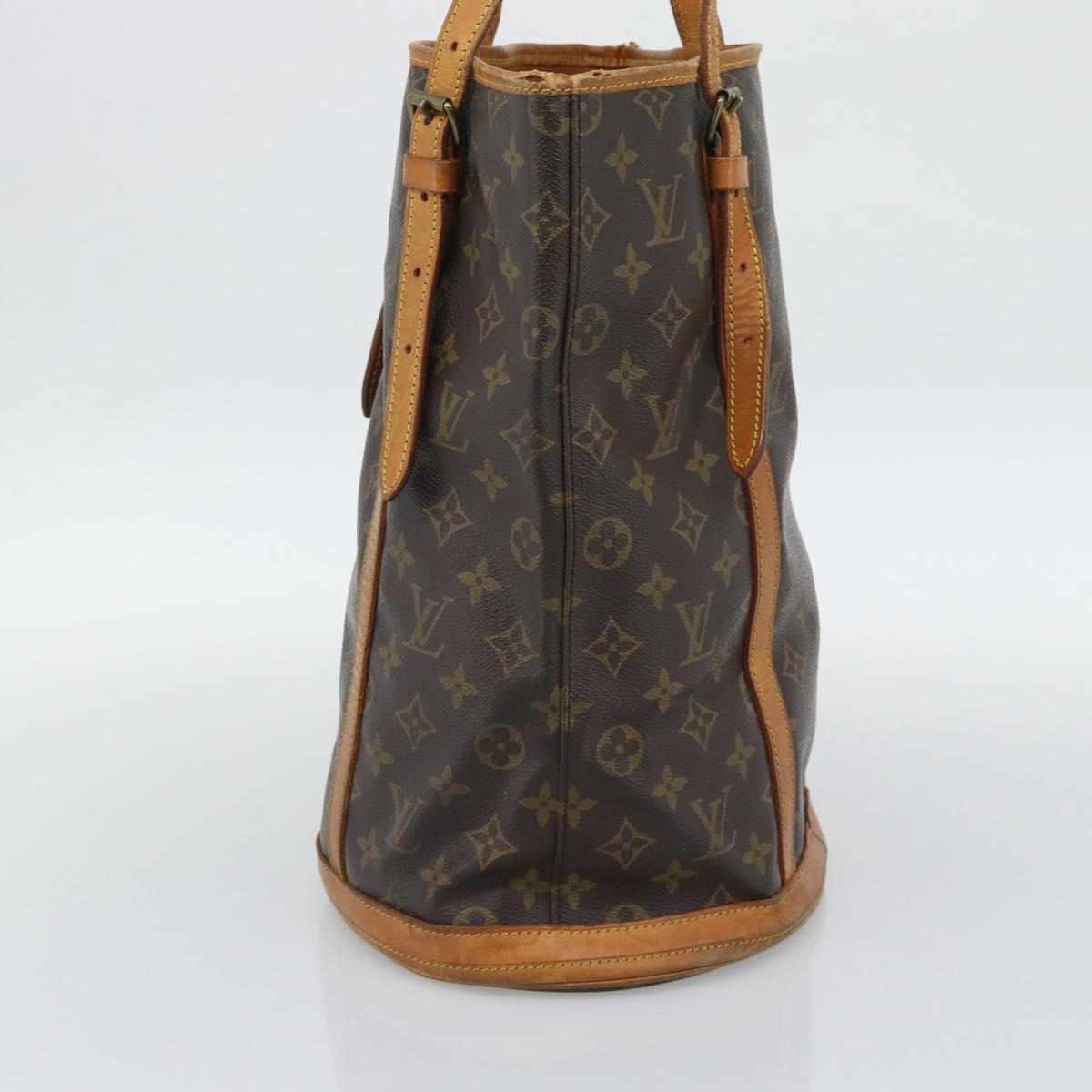LOUIS VUITTON Monogram Bucket GM Shoulder Bag M42236 LV Auth 195679