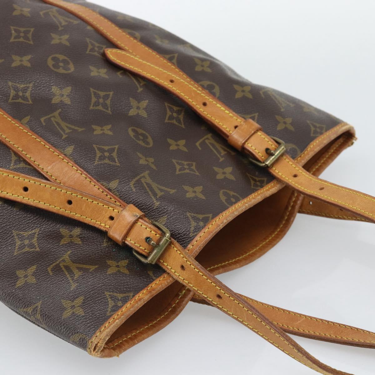 LOUIS VUITTON Monogram Bucket GM Shoulder Bag M42236 LV Auth 195679