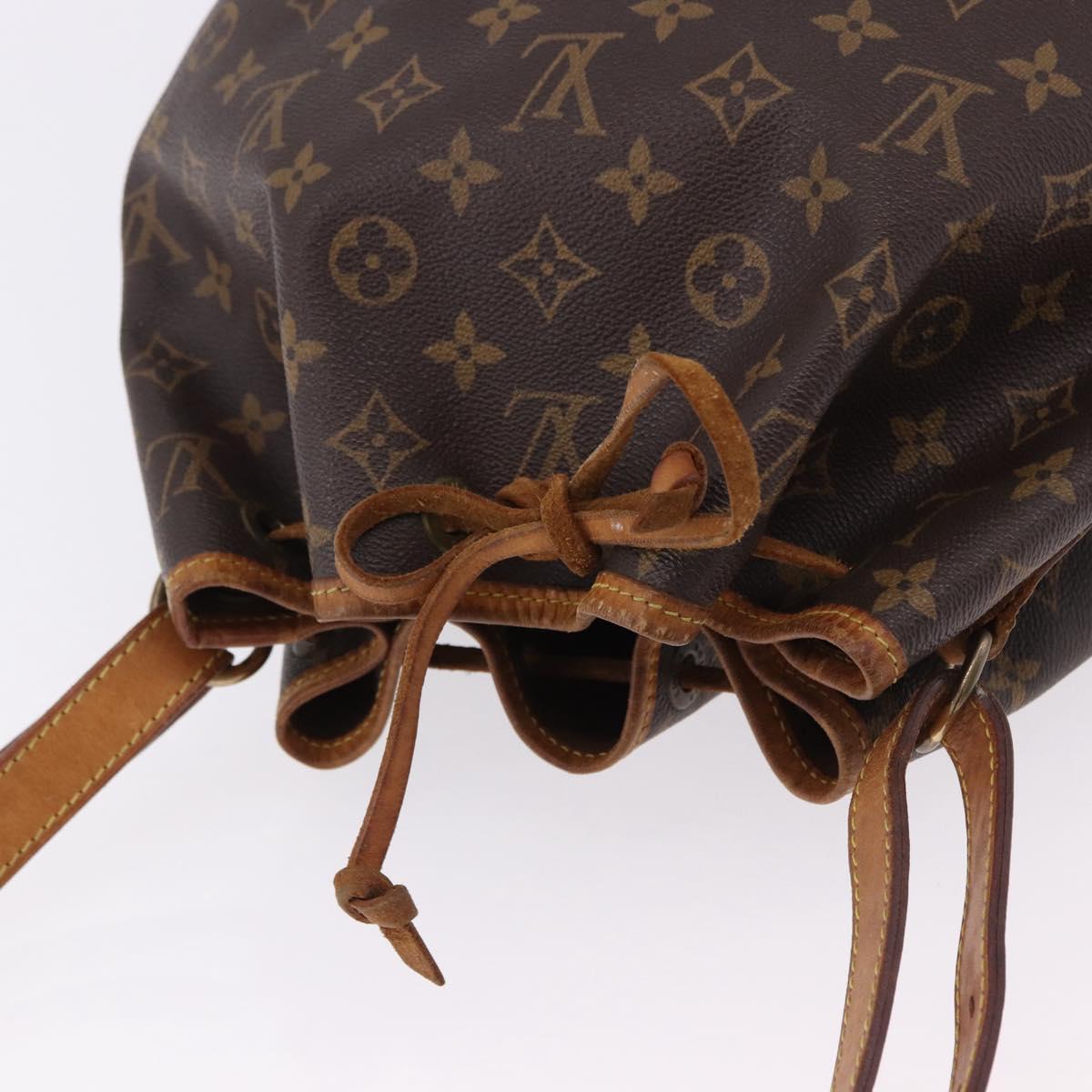LOUIS VUITTON Monogram Petit Noe Shoulder Bag M42226 LV Auth 195682