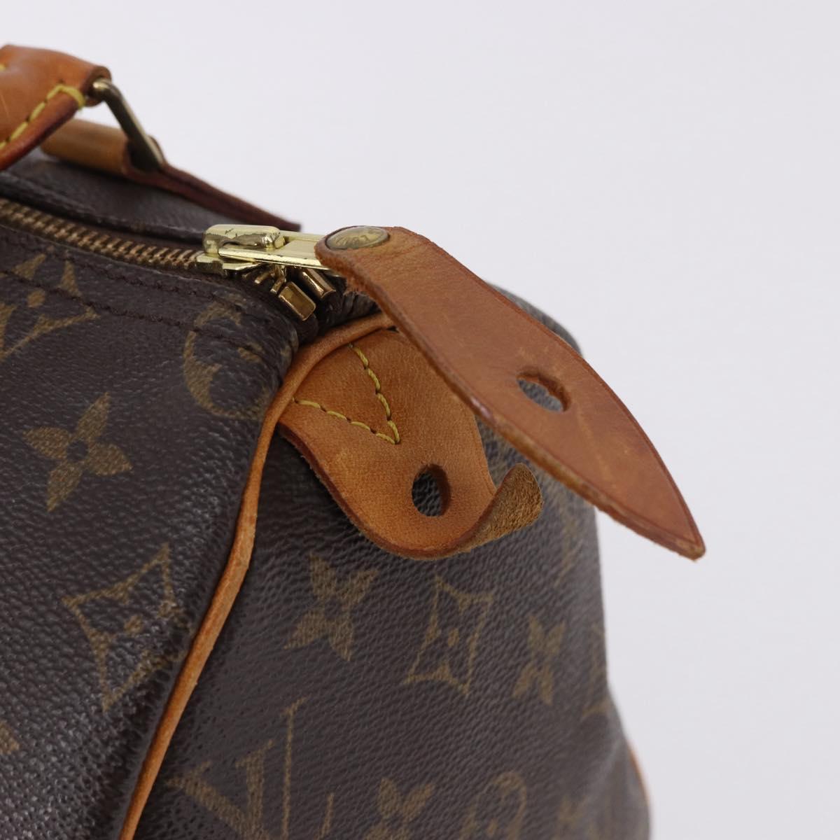 LOUIS VUITTON Monogram Speedy 25 Hand Bag M41528 LV Auth 195683