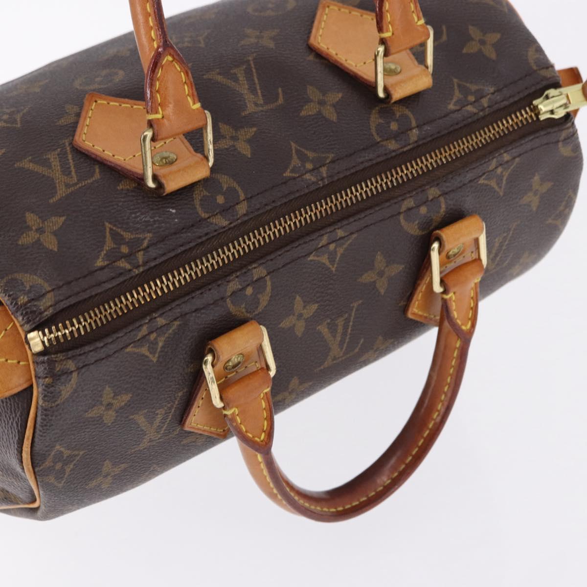 LOUIS VUITTON Monogram Speedy 25 Hand Bag M41528 LV Auth 195683