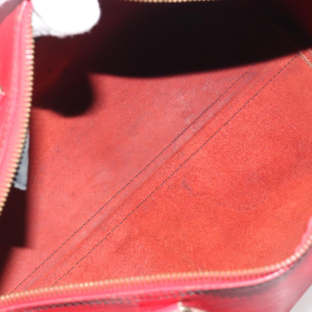 LOUIS VUITTON Epi Speedy 30 Hand Bag Castilian Red M43007 LV Auth 195684